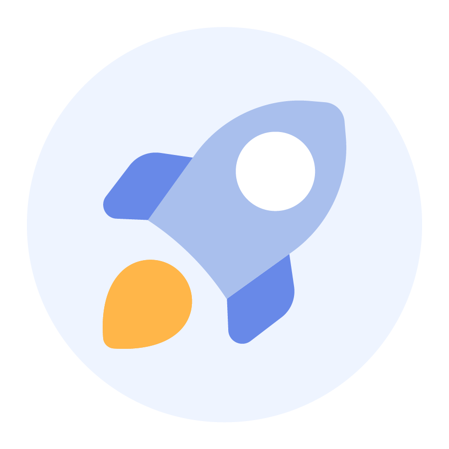 Rocket ship icon