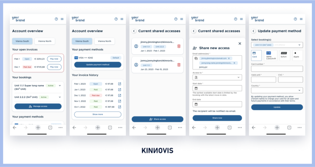 Kinnovis customer portal