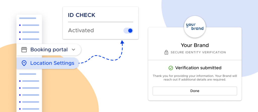Screenshot of an ID being checked