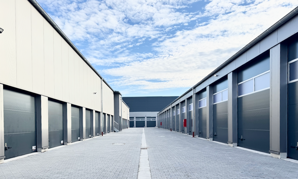 A self-storage facility