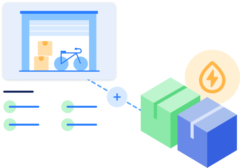 Visual showing how to add products to existing bookings