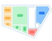 Facility map illustration